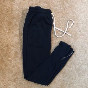 PacSun Black Extended Drawstring Sweatpants